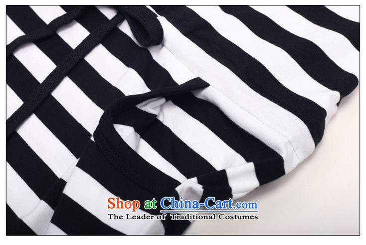 What charm of autumn and winter 2015 new larger female streaks dresses New Female dress women T837 blue and white striped short-sleeved L picture, prices, brand platters! The elections are supplied in the national character of distribution, so action, buy now enjoy more preferential! As soon as possible.
