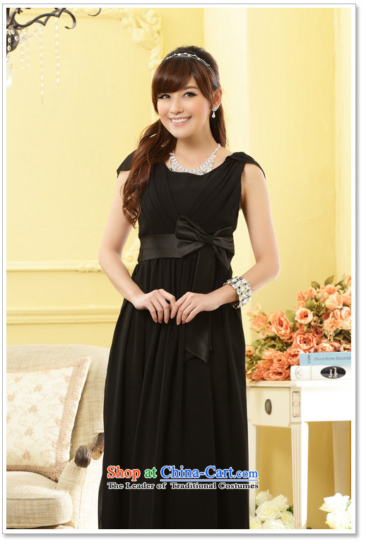 2015 XL Female dress thick sister stylish dinner appointment new black shoulder thin waist-long wedding dresses and sisters heavy industry dresses champagne can reference the chest or advice option customer service pictures, prices, brand platters! The elections are supplied in the national character of distribution, so action, buy now enjoy more preferential! As soon as possible.