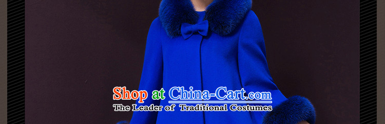 Mrs flower of gross? autumn and winter coats women 2015 replacing the new medium to long term, temperament Sau San Mao jacket build 9157 Royal Blue? (luxuriant elegance) XL Photo, prices, brand platters! The elections are supplied in the national character of distribution, so action, buy now enjoy more preferential! As soon as possible.