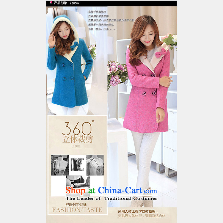 Princess Furniture for winter new Korean Joint Cap gross butted? long double-a wool coat jacket female BURGANDY M picture, prices, brand platters! The elections are supplied in the national character of distribution, so action, buy now enjoy more preferential! As soon as possible.