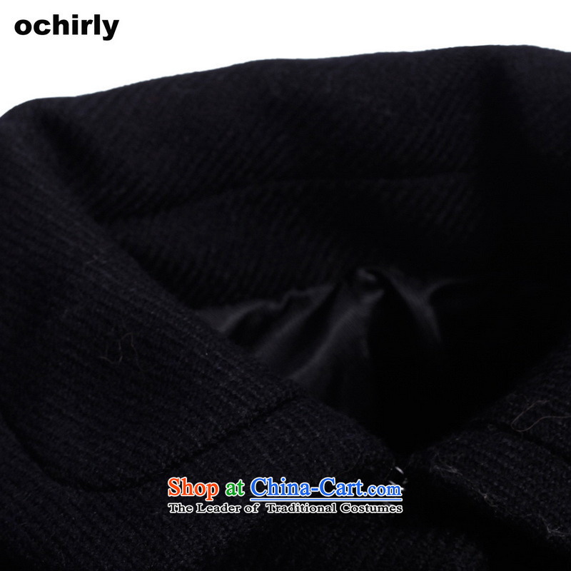 The new Europe, ochirly female winter clothing in long loose Top Loin of wool overcoats 1124342240? 090 S, Europe, the black (ochirly) , , , shopping on the Internet