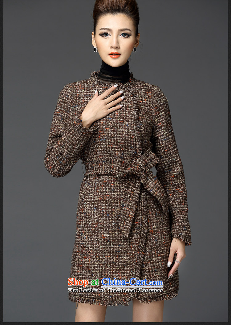 Meath Yang Mei 2015 winter clothing covered by the new small-wind gross Foutune of coats in this long wool wind jacket female brown S picture, prices, brand platters! The elections are supplied in the national character of distribution, so action, buy now enjoy more preferential! As soon as possible.