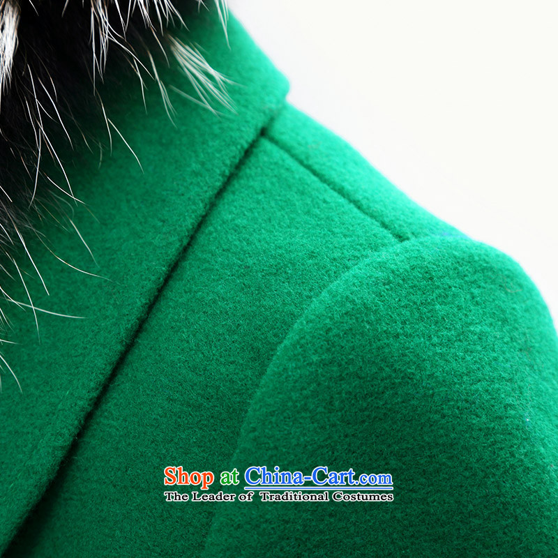 The former Yugoslavia Migdal Code women 2014 winter clothing new thick mm loose video thin hair? jacket female thick green 4XL, 944041263 Yugoslavia Mak , , , shopping on the Internet