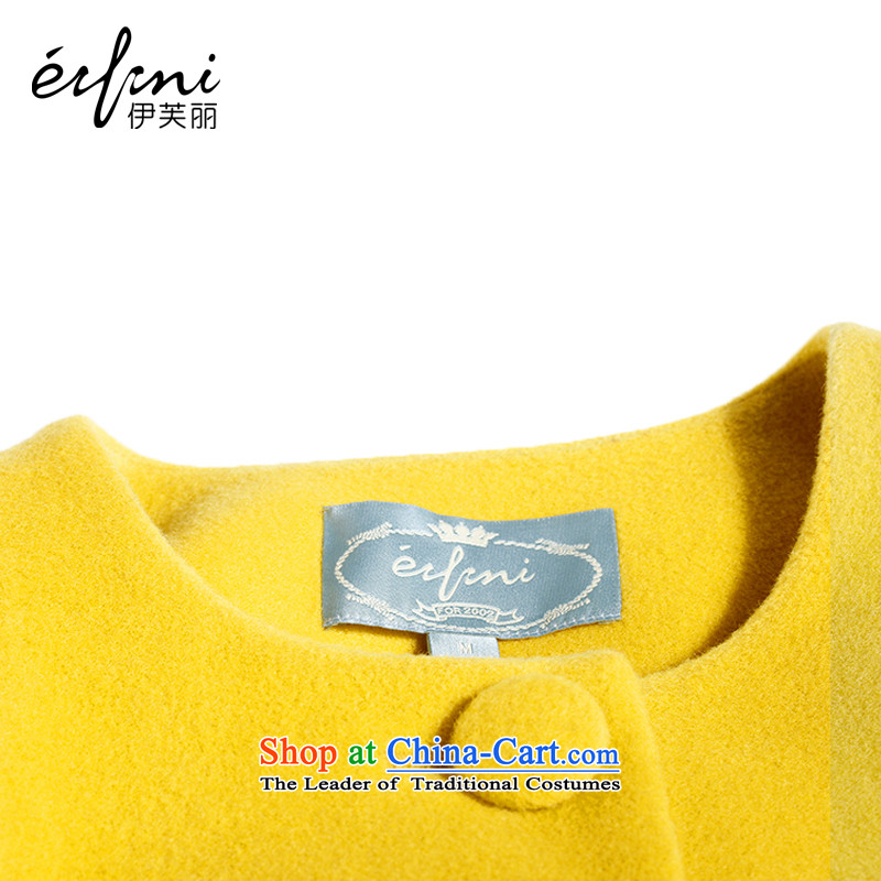 El Boothroyd 2015 winter clothing new long-sleeved washable wool coat?? jacket female 6481047536 gross light yellow , L, of Lai (eifini) , , , shopping on the Internet
