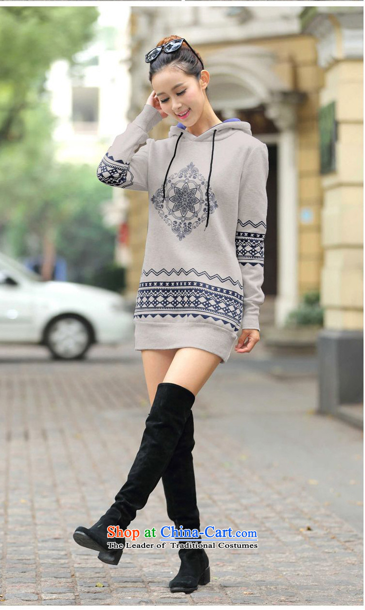   The Korean version of the female ZORMO plus lint-free nation in the stamp duty is thick long sweater, autumn and winter fat mm to intensify the Code Red Jacket XL 135-150 catty picture, prices, brand platters! The elections are supplied in the national character of distribution, so action, buy now enjoy more preferential! As soon as possible.