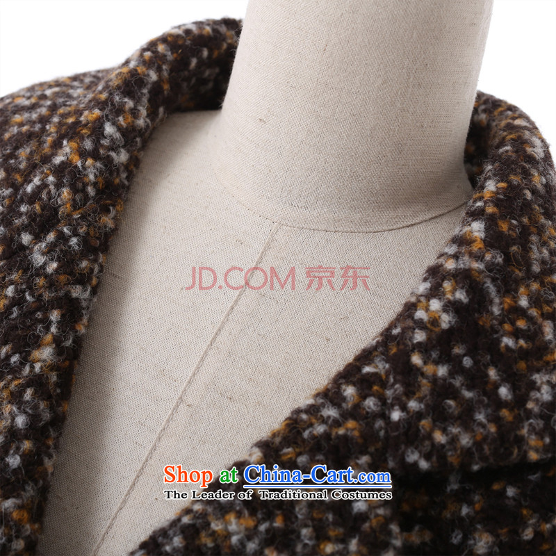 The MIRROR volume coarse wool terylene FUN coats Xuan D. Yellow M aristocratic Fong (MIRROR).... FUN shopping on the Internet
