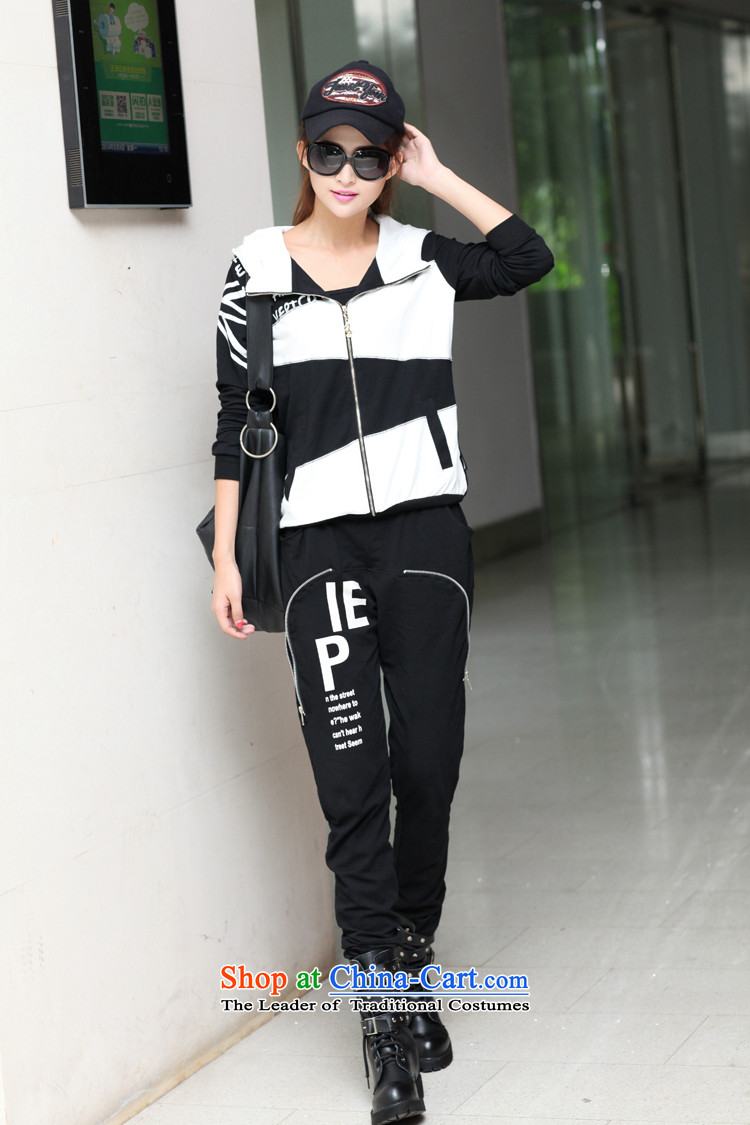 Love is the 2015 Korean women's stylish highlights sweater kit for larger long-sleeved #0806 leisure wears black XXXL picture, prices, brand platters! The elections are supplied in the national character of distribution, so action, buy now enjoy more preferential! As soon as possible.