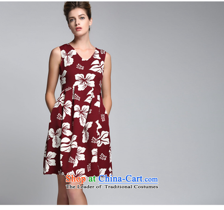 The former Yugoslavia Migdal Code women 2015 Autumn replacing the new mm thick and stylish high-rise two kits dresses 951101822  3XL red picture, prices, brand platters! The elections are supplied in the national character of distribution, so action, buy now enjoy more preferential! As soon as possible.