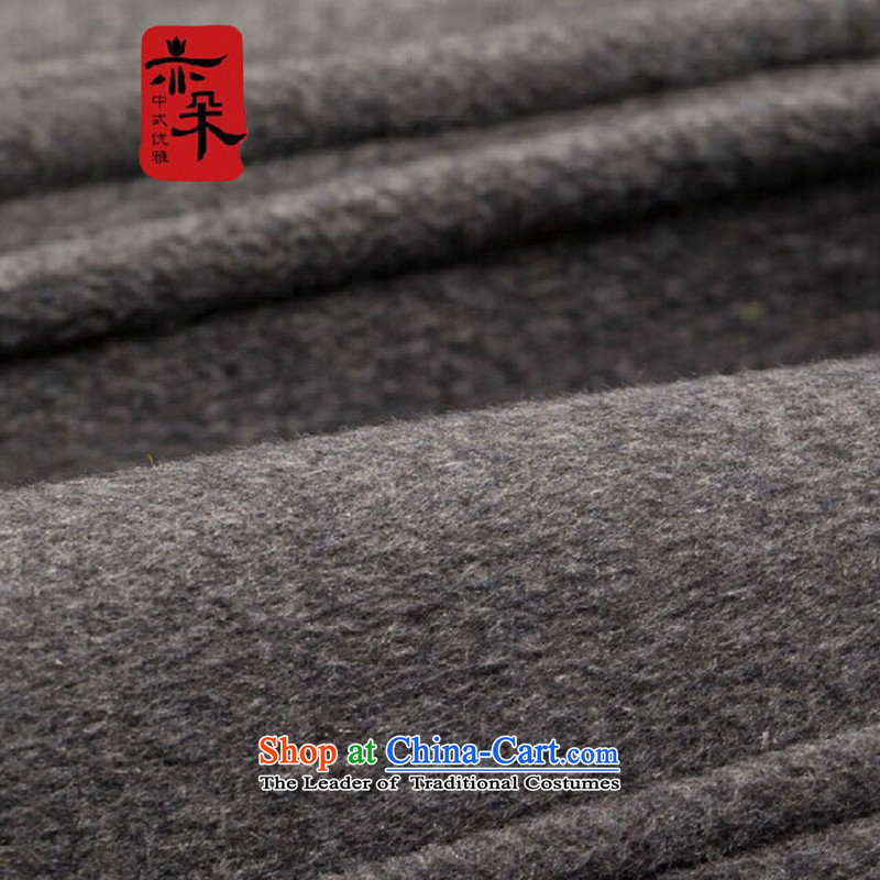 Also a NEW 2015 autumn and winter temperament thick wool coat girl in long?) double-sided woolen coat gross? coats female original design reed -Release M gray large proposed a small number, also a shopping on the Internet has been pressed.