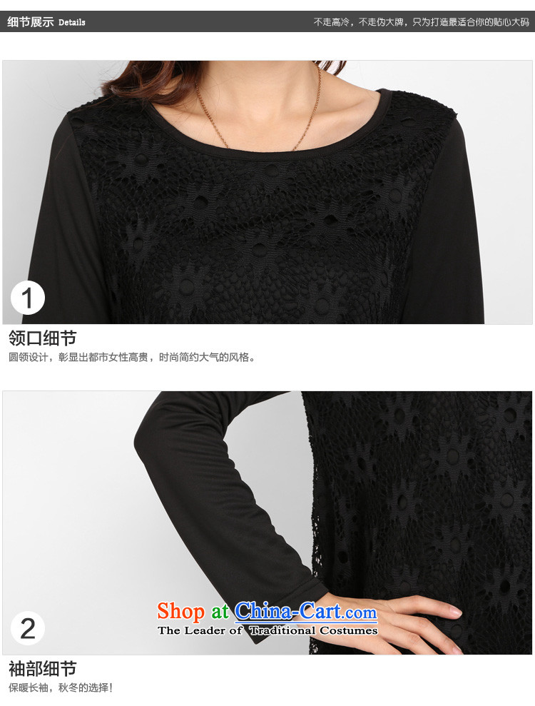 Luo Shani flower code women fall T-shirts thick sister video thin to intensify the code 200 catties mm are thick black 5XL sleeveless tops 3,003 pictures, prices, brand platters! The elections are supplied in the national character of distribution, so action, buy now enjoy more preferential! As soon as possible.