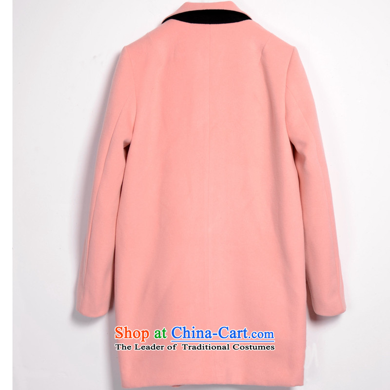 The Pak Asia gross? female Korean jacket for autumn and winter in the long hair of Sau San? coats of red M of female Pak (ANBOYA) , , , shopping on the Internet