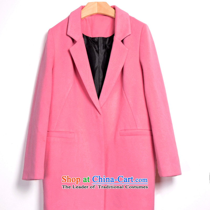 The Pak Asia gross? female Korean jacket for autumn and winter in the long hair of Sau San? coats of red M of female Pak (ANBOYA) , , , shopping on the Internet