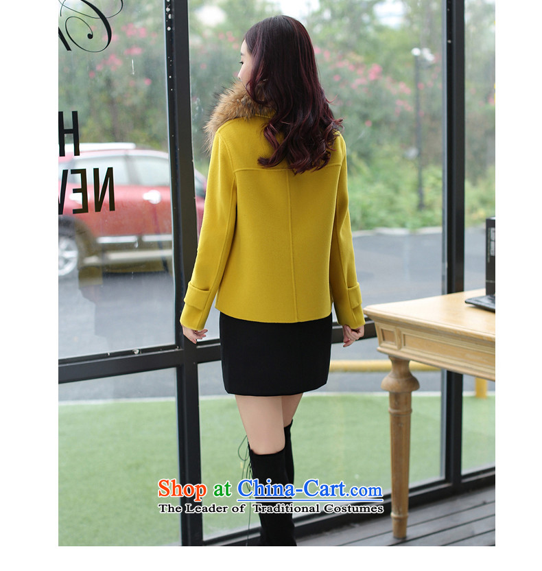 Even the new 2015 winter clothing Korean short of Ms. Sau San single row detained small incense culture quality gross W8986 coats yellow-? For M pictures, gross price, brand platters! The elections are supplied in the national character of distribution, so action, buy now enjoy more preferential! As soon as possible.