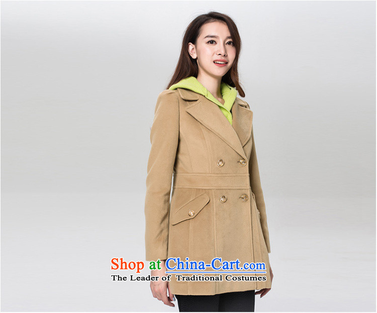 Tri-color and stylish two kits of pure colors wild elegant graphics in thin long coat female Xl/170/92a coffee pictures, prices, brand platters! The elections are supplied in the national character of distribution, so action, buy now enjoy more preferential! As soon as possible.