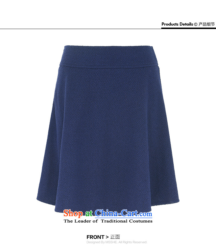 Msshe xl women 2015 autumn and winter load new mm thick Sleek and versatile graphics thin body skirt 2507 Sau San blue T1 picture, prices, brand platters! The elections are supplied in the national character of distribution, so action, buy now enjoy more preferential! As soon as possible.