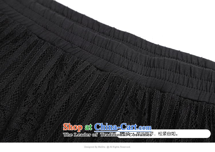 Msshe xl women 2015 new autumn and winter Korean lace stitching leave two forming the wild skort trousers 2,557 (black T3 picture, prices, brand platters! The elections are supplied in the national character of distribution, so action, buy now enjoy more preferential! As soon as possible.