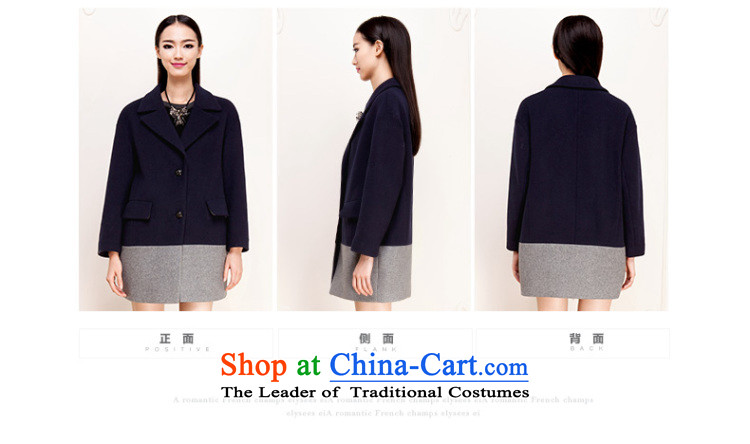 El Boothroyd 2015 winter clothing new Korean spelling color lapel gross? overcoat female 6481227890 navy blue L picture, prices, brand platters! The elections are supplied in the national character of distribution, so action, buy now enjoy more preferential! As soon as possible.