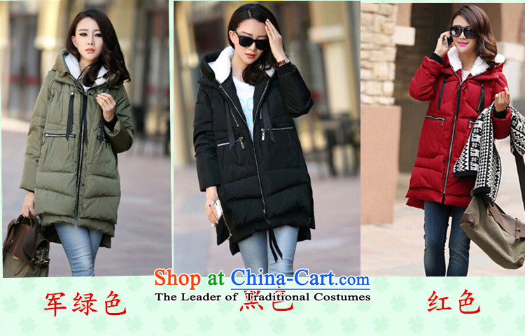 Gillian Chung Wa 2015 winter large Arabic cotton coat military Women's clothes with cap reinforcement in the warm long cotton jacket 4XL Photo Black 3638th, prices, brand platters! The elections are supplied in the national character of distribution, so action, buy now enjoy more preferential! As soon as possible.