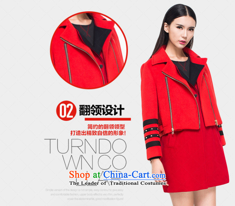 Of the 2015 Winter New Lai wool handsome short of Korean version?? coats jacket red S picture, prices, brand platters! The elections are supplied in the national character of distribution, so action, buy now enjoy more preferential! As soon as possible.