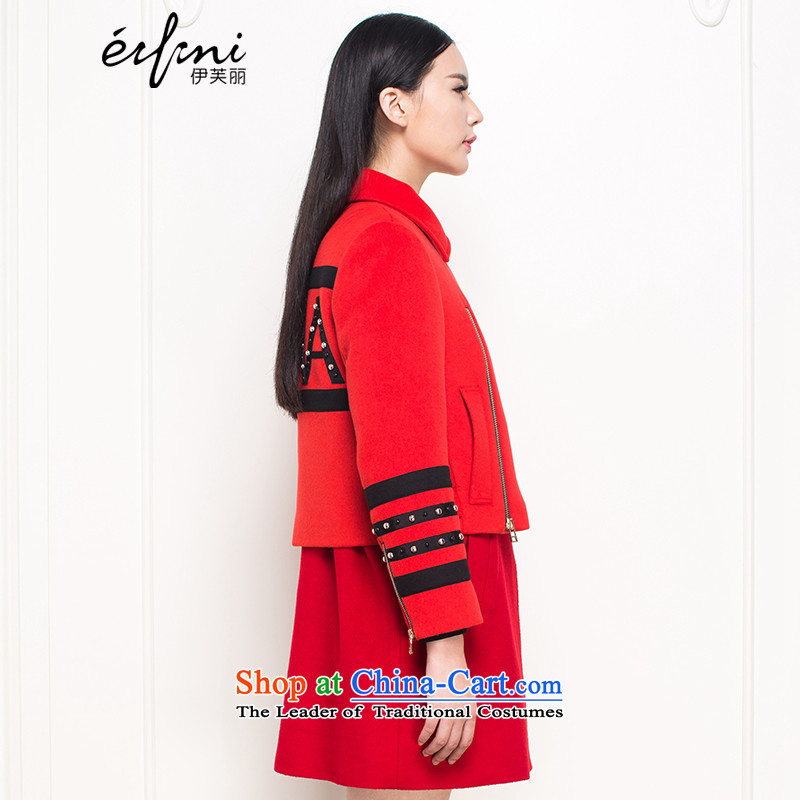 Of the 2015 Winter New Lai wool handsome short of Korean version?? coats of red jacket, Lai (eifini) , , , shopping on the Internet