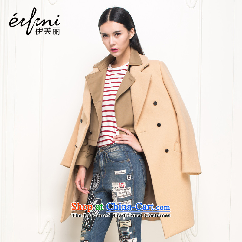 (pre-sale @- with nana, Evelyn Lai 2015 new wool coat long?)? coats and Color M pre-sale on 7 December @ shipment) (eifini Boothroyd) , , , shopping on the Internet