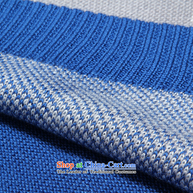 The former Yugoslavia Li Sau 2014 autumn and winter new larger women in Long Neck Knitted Shirt Q7083 hedging blue XL, slim-li , , , shopping on the Internet