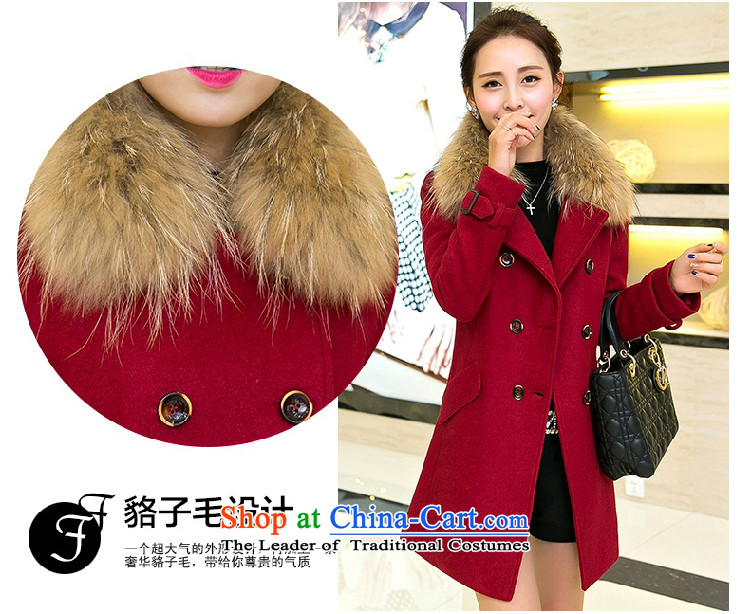 Ms Audrey EU HIV better 2015 Fall/Winter Collections of Korean version of Sau San over the medium to longer term for women?? jacket coat, gross 80489 RED M picture, prices, brand platters! The elections are supplied in the national character of distribution, so action, buy now enjoy more preferential! As soon as possible.
