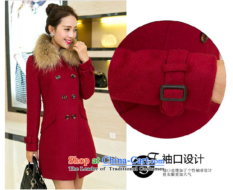 Ms Audrey EU HIV better 2015 Fall/Winter Collections of Korean version of Sau San over the medium to longer term for women?? jacket coat, gross 80489 RED M picture, prices, brand platters! The elections are supplied in the national character of distribution, so action, buy now enjoy more preferential! As soon as possible.