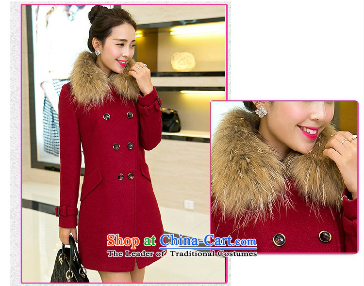 Ms Audrey EU HIV better 2015 Fall/Winter Collections of Korean version of Sau San over the medium to longer term for women?? jacket coat, gross 80489 RED M picture, prices, brand platters! The elections are supplied in the national character of distribution, so action, buy now enjoy more preferential! As soon as possible.