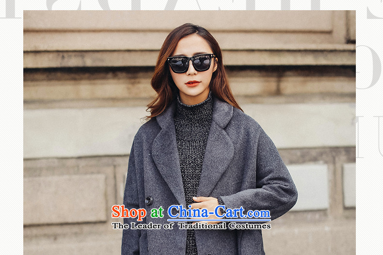 Yep! 2015 winter clothing new coats female relaxd gross? large a wool coat gross? Version Korean female jacket long-coats single rank cocoon detained gray M picture, prices, brand platters! The elections are supplied in the national character of distribution, so action, buy now enjoy more preferential! As soon as possible.