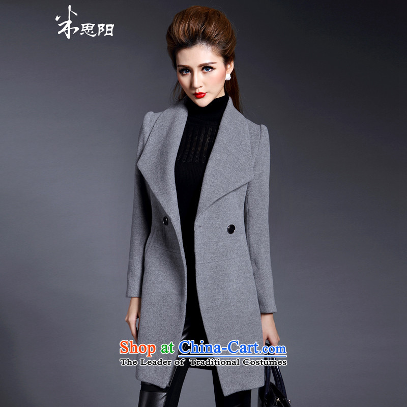 Meath Yang Ice 2015 gross? coats really jacket women in long winter clothing Western New Graphics thin long blue Sau San XXXL, Meath Yang (missshine) , , , shopping on the Internet