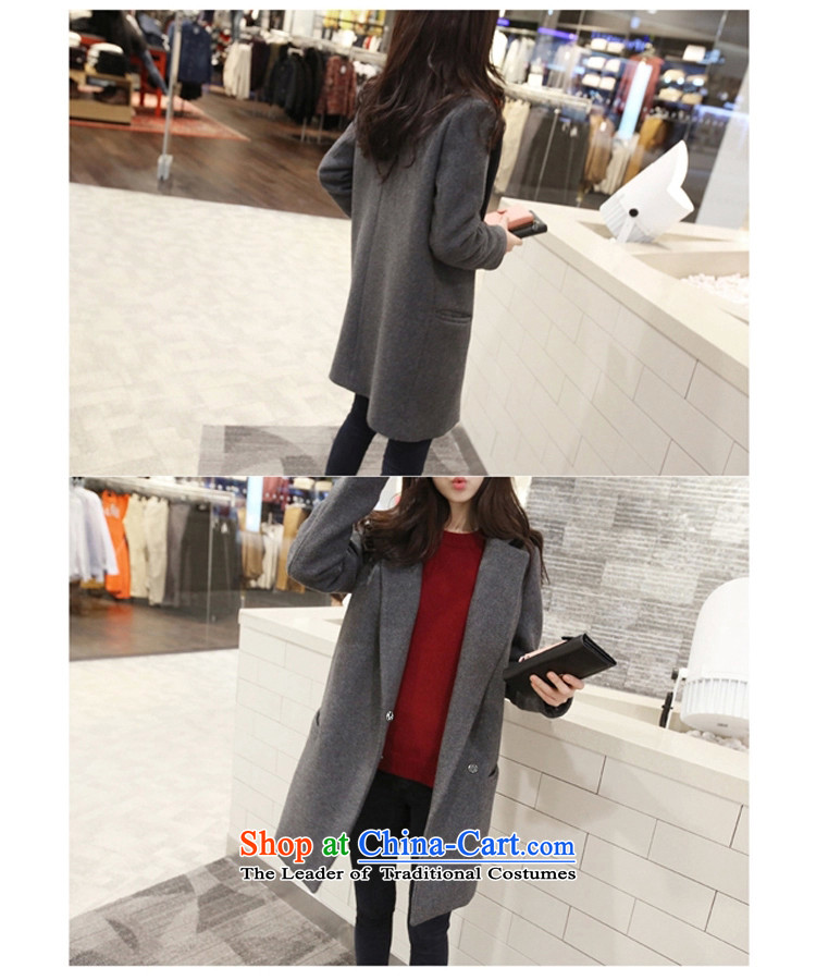 Czstylebychez2015 autumn and winter new Korean version of large numbers of ladies' a large thick hair jacket coat women 6863? gray - cotton waffle S pictures folder, prices, brand platters! The elections are supplied in the national character of distribution, so action, buy now enjoy more preferential! As soon as possible.