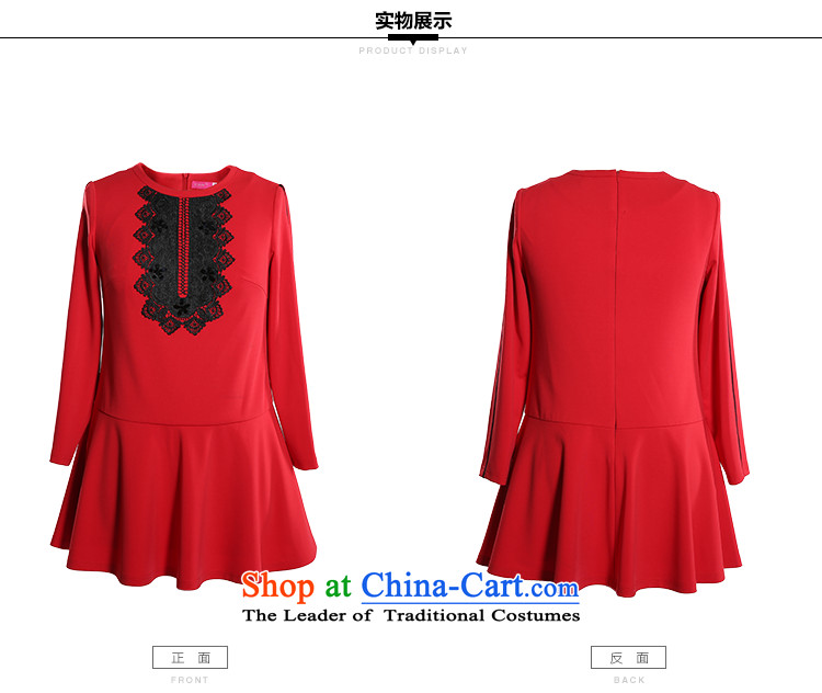 The former Yugoslavia Li Sau-autumn and winter new larger female commuter OL of delicacy spend long-sleeved low-rise A Swing Sau San dresses Q6712 RED 3XL picture, prices, brand platters! The elections are supplied in the national character of distribution, so action, buy now enjoy more preferential! As soon as possible.