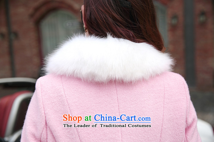 For autumn and winter 2015-heung-new Korean single row detained woman Sau San fall winter coats female jacket gross? 