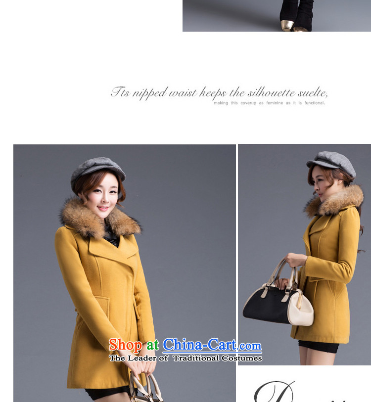 The Shek autumn and winter coats of wool? Korea thick edition in Sau San long hair?' Women's jacket red L picture, prices, brand platters! The elections are supplied in the national character of distribution, so action, buy now enjoy more preferential! As soon as possible.