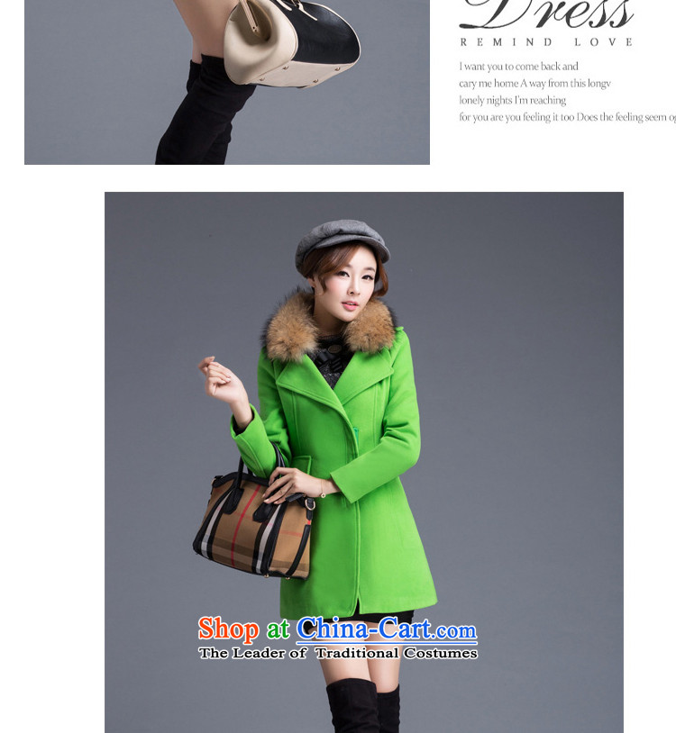 The Shek autumn and winter coats of wool? Korea thick edition in Sau San long hair?' Women's jacket red L picture, prices, brand platters! The elections are supplied in the national character of distribution, so action, buy now enjoy more preferential! As soon as possible.