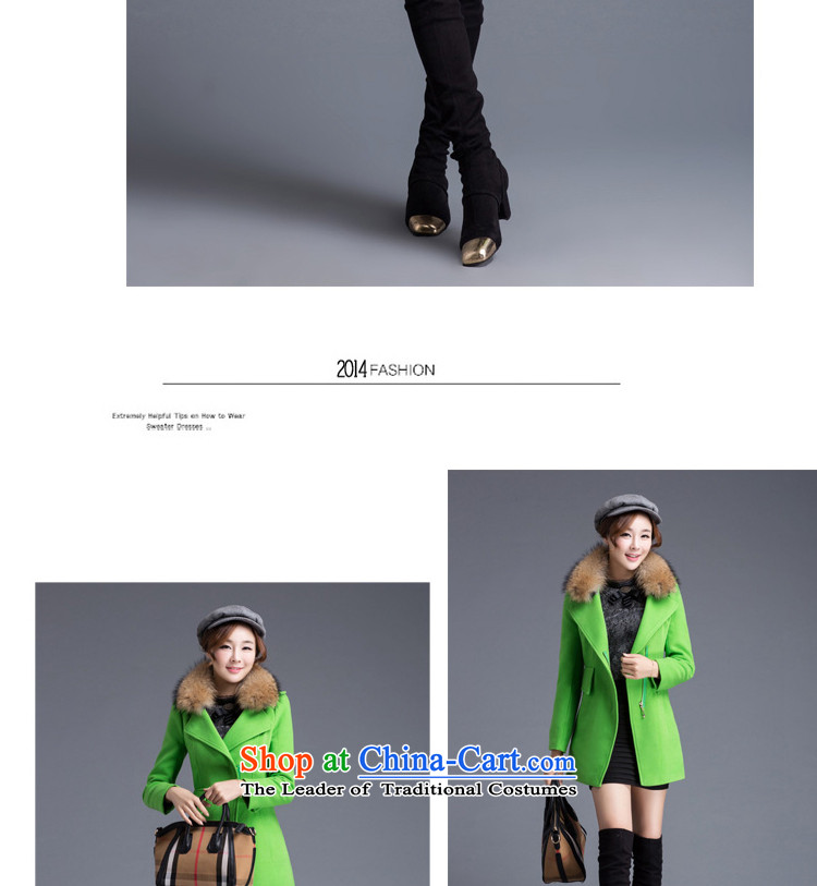 The Shek autumn and winter coats of wool? Korea thick edition in Sau San long hair?' Women's jacket red L picture, prices, brand platters! The elections are supplied in the national character of distribution, so action, buy now enjoy more preferential! As soon as possible.