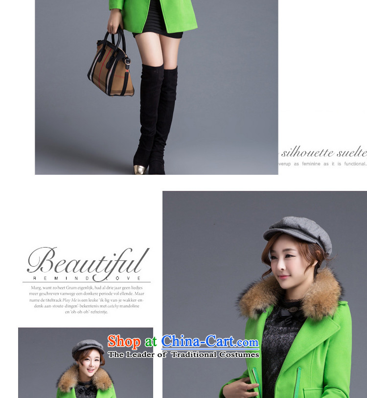 The Shek autumn and winter coats of wool? Korea thick edition in Sau San long hair?' Women's jacket red L picture, prices, brand platters! The elections are supplied in the national character of distribution, so action, buy now enjoy more preferential! As soon as possible.