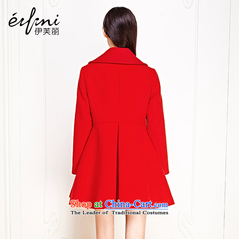 Of the 2015 winter clothing new Lai) long wool female double-?? jacket coat gross 6481127007 RED M Lai (eifini, Evelyn) , , , shopping on the Internet
