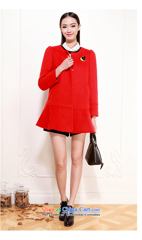 Of the 2015 autumn and winter, new and wool a wool coat women's long-sleeved jacket 6481127580 gross? The Red M picture, prices, brand platters! The elections are supplied in the national character of distribution, so action, buy now enjoy more preferential! As soon as possible.