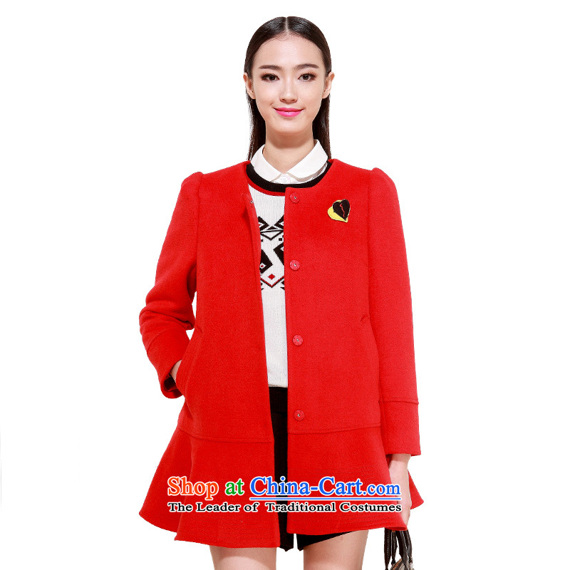 Of the 2015 autumn and winter, new and wool a wool coat women's long-sleeved jacket 6481127580 gross? The Red M Lai (eifini, Evelyn) , , , shopping on the Internet