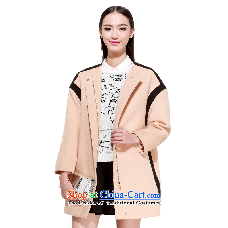 Of the 2015 autumn and winter, the new Korean knocked the auricle-Jacket Color lapel gross? coats 6481127607 khaki M Lai (eifini, Evelyn) , , , shopping on the Internet