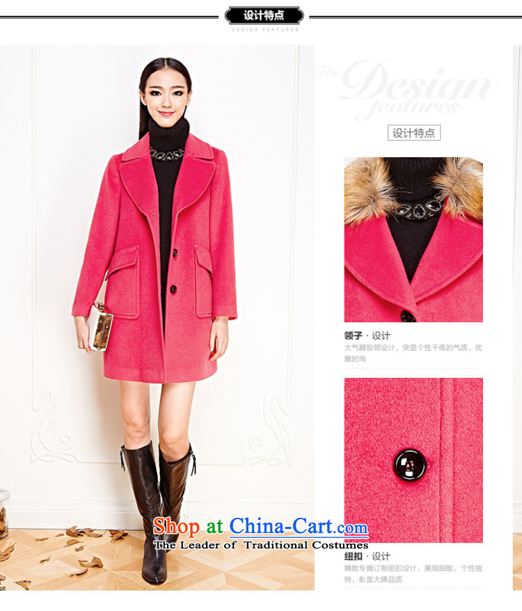 Of the 2015 winter clothing new Lai for women single row detained in woolen coat long hair? jacket 6481127916 red S picture, prices, brand platters! The elections are supplied in the national character of distribution, so action, buy now enjoy more preferential! As soon as possible.