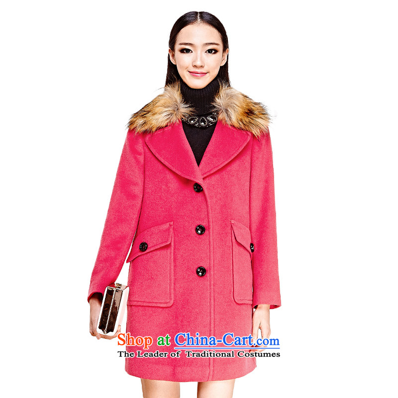 Of the 2015 winter clothing new Lai for women single row detained in woolen coat long hair? jacket 6481127916 of red, Lai (eifini) , , , shopping on the Internet