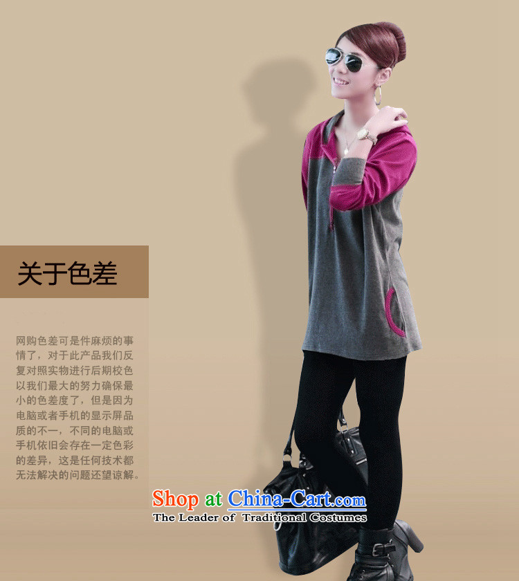 Gigi Lai Young Ah 2014 Autumn load new fat mm to xl women's long-sleeved T-shirt Korean thick solid sister shirt color picture XXXL shirt picture, prices, brand platters! The elections are supplied in the national character of distribution, so action, buy now enjoy more preferential! As soon as possible.