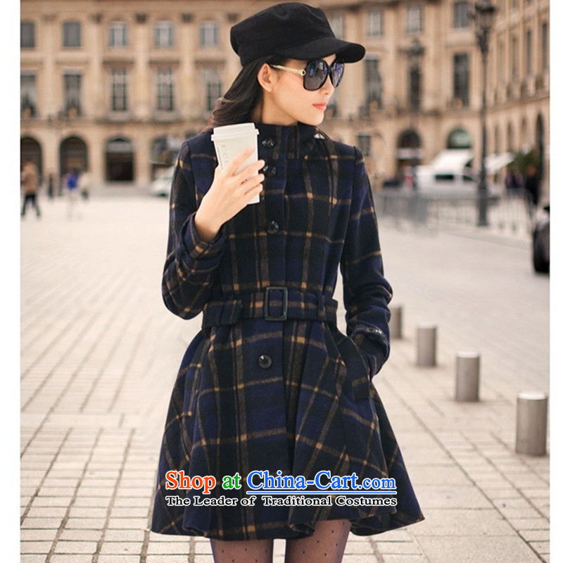 Meng Xiang ymx2015 female Korean spring and autumn jacket coat female jacket? autumn and winter female gross a wool coat boutique new grid Jacket Color pictures of the velvet received SDR 89.3 M, Meng Xiang , , , shopping on the Internet