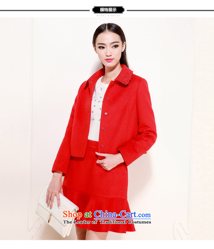 The elections as soon as possible of the limited time for winter 2015 Lai new Korean embroidered short, coats jacket 6481127559 gross? The Red L picture, prices, brand platters! The elections are supplied in the national character of distribution, so action, buy now enjoy more preferential! As soon as possible.