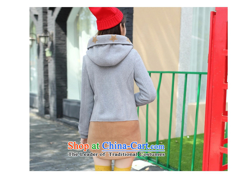 Dream Girl Xin winter clothing in 2015 new long hair? Jacket Korea Sau San edition of secondary school students is a sweet coats larger female Yellow XL Photo, prices, brand platters! The elections are supplied in the national character of distribution, so action, buy now enjoy more preferential! As soon as possible.