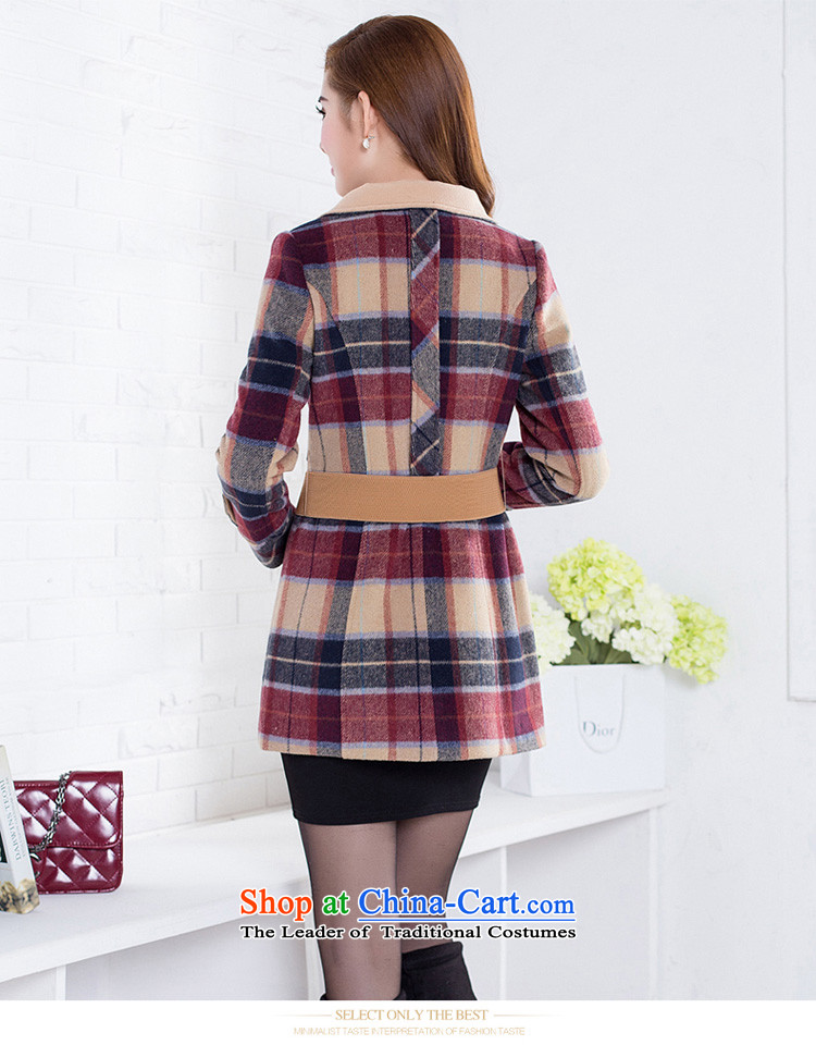 2015 Fall/Winter Collections for larger female Korean to xl cashmere overcoat thick MM THIN thick sister Sau San video? jacket coat thick hair red 4XL Photo, prices, brand platters! The elections are supplied in the national character of distribution, so action, buy now enjoy more preferential! As soon as possible.