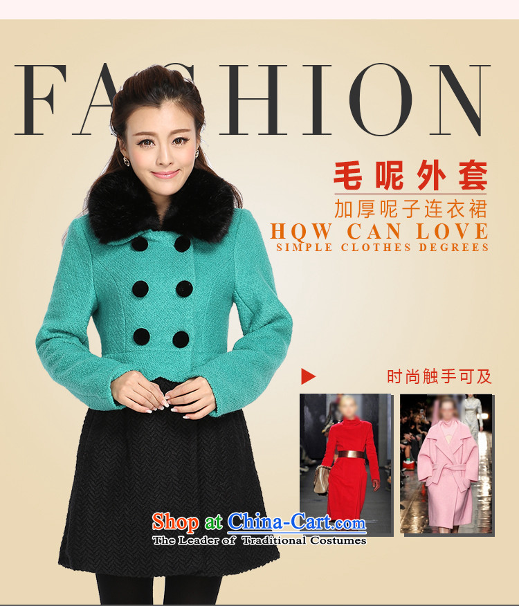 Luo Shani Flower Code women's gross coats female expertise? mm thick winter clothing video thin dresses, to increase the number of women at 1330 hours a jacket 5XL Green video pictures, price thin coat, brand platters! The elections are supplied in the national character of distribution, so action, buy now enjoy more preferential! As soon as possible.